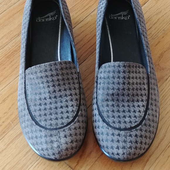 Dansko Debra Houndstooth Suede loafers - Picture 1 of 5
